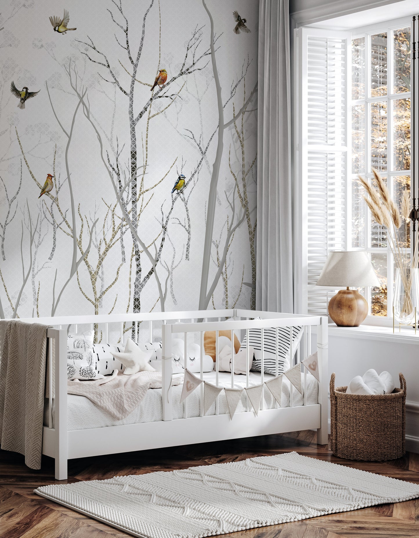 Chinoserie Kids Room Wallpaper