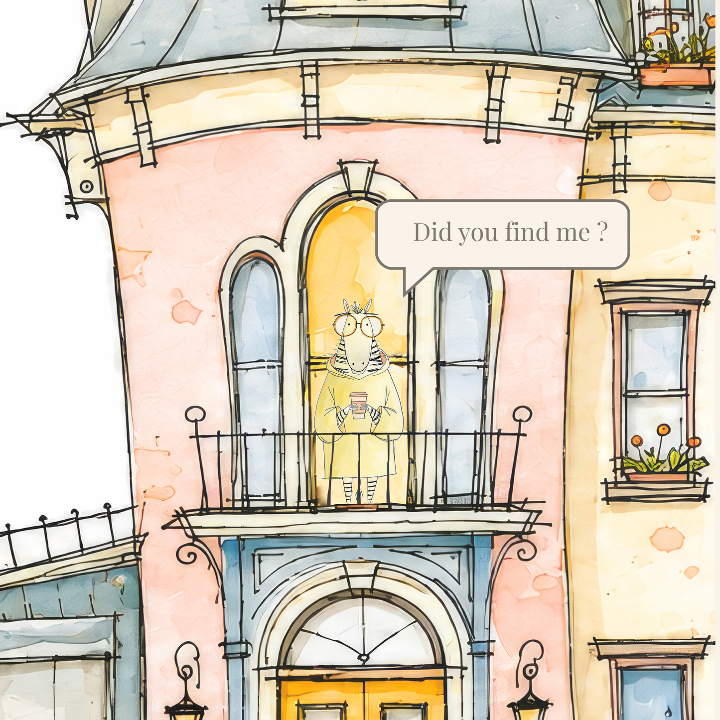 Story Book Houses_ Sticker Seti