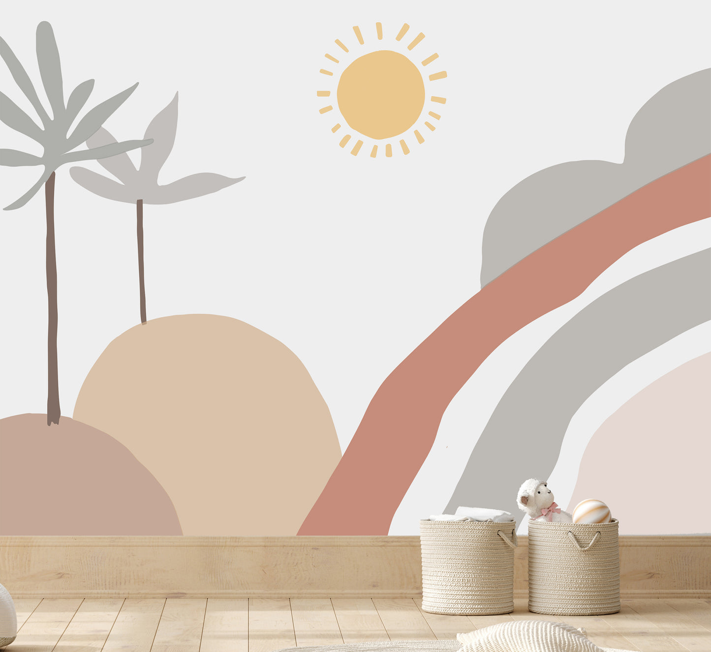 Sunny Days Kids Room Wallpaper