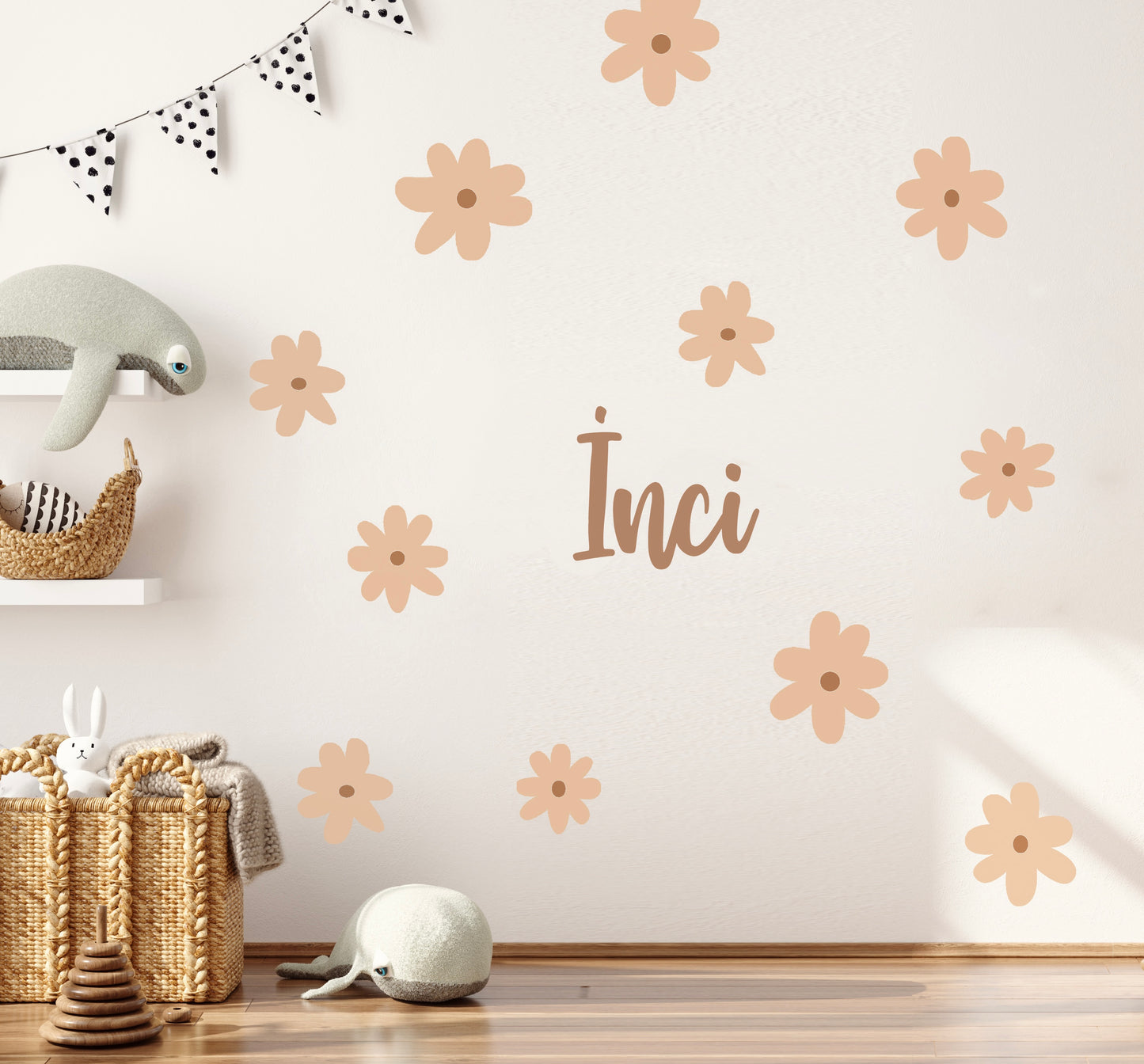 Named Daisy Sticker Set