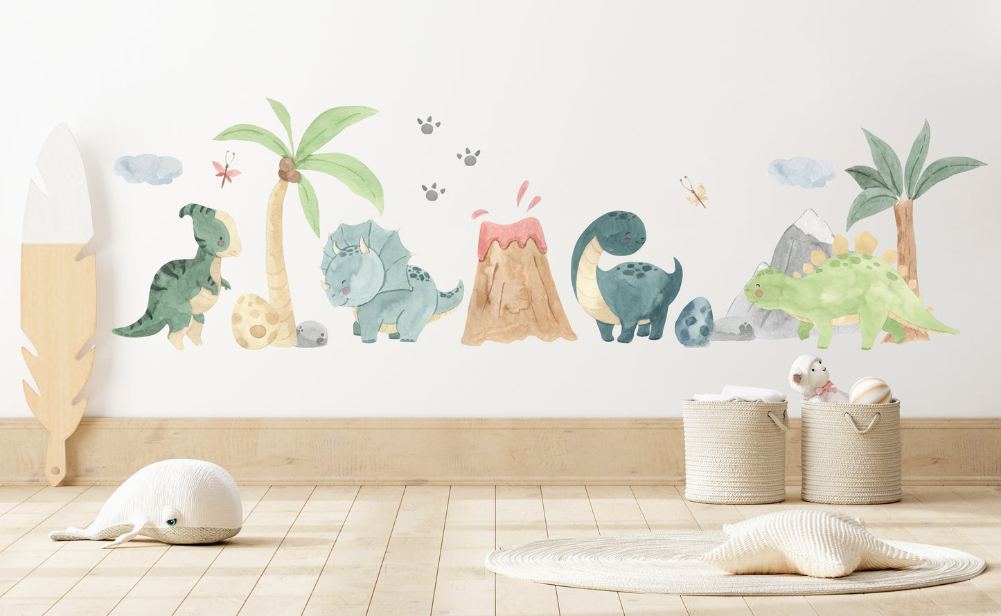 Bebek Dinozorlar Sticker Seti