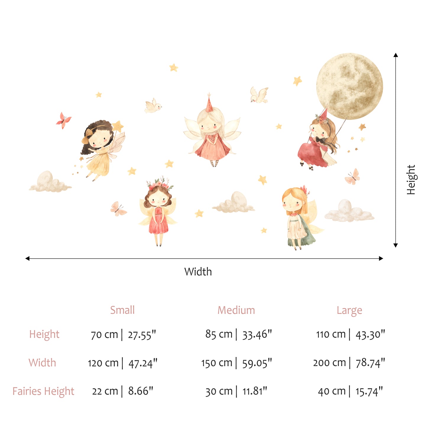Soft Fairies Sticker Set