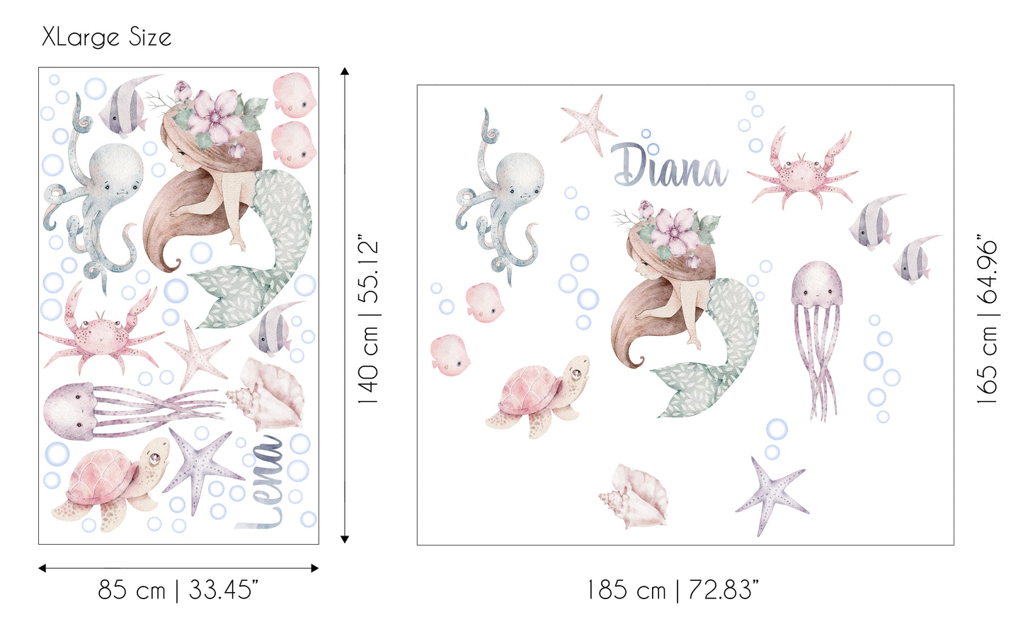 Mermaid Set-3 Sticker Set