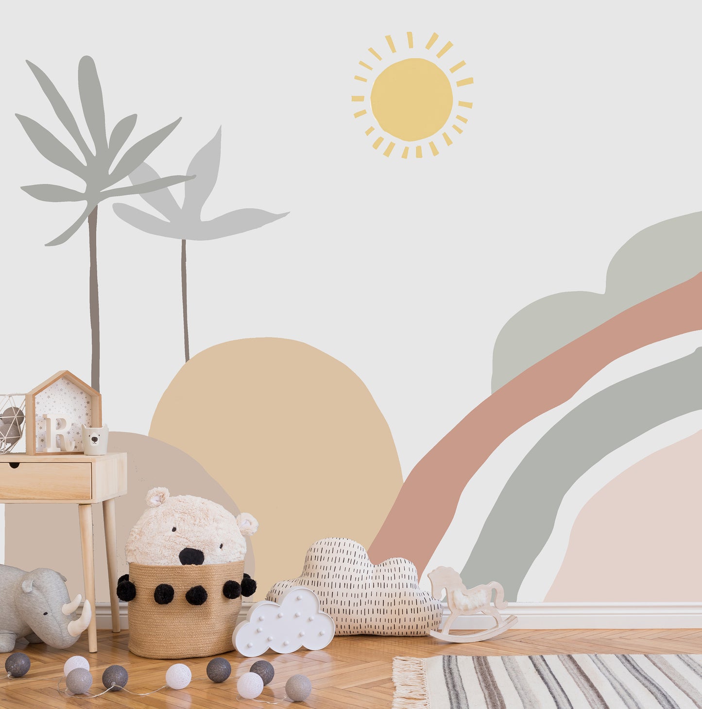 Sunny Days Kids Room Wallpaper