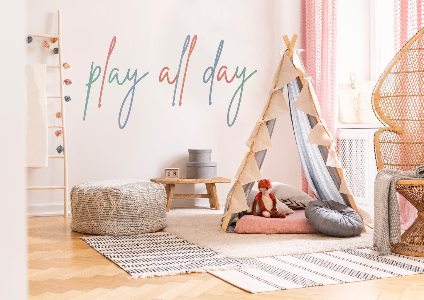 Playroom Play All Day Sticker Set