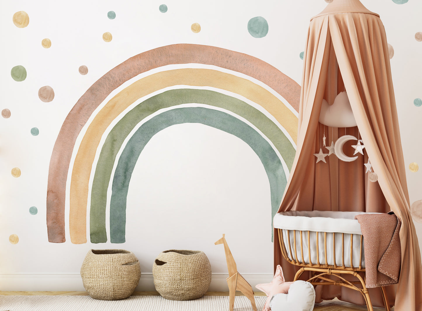 Pastel Rainbow Sticker Set