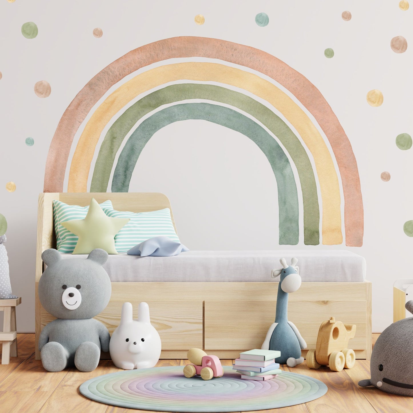 Pastel Rainbow Sticker Set
