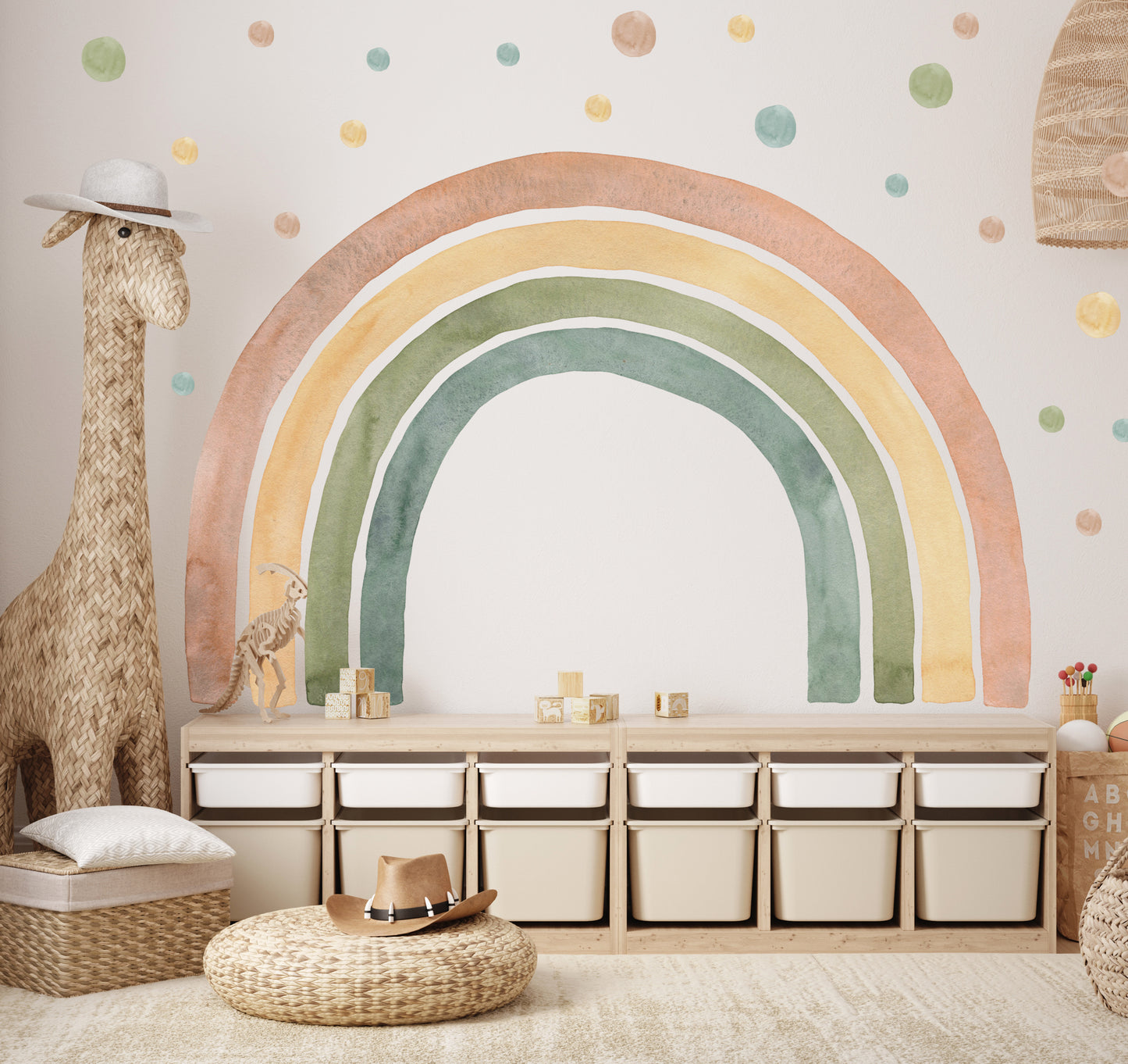 Pastel Rainbow Sticker Set