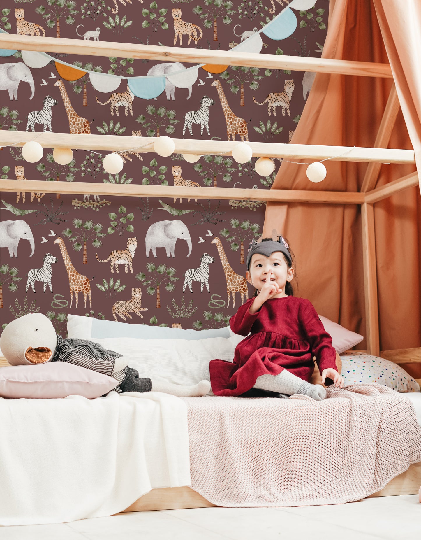 Savanna Pattern I Kids Room Wallpaper