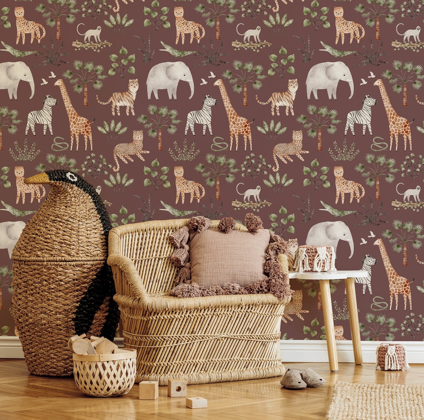 Savanna Pattern I Kids Room Wallpaper