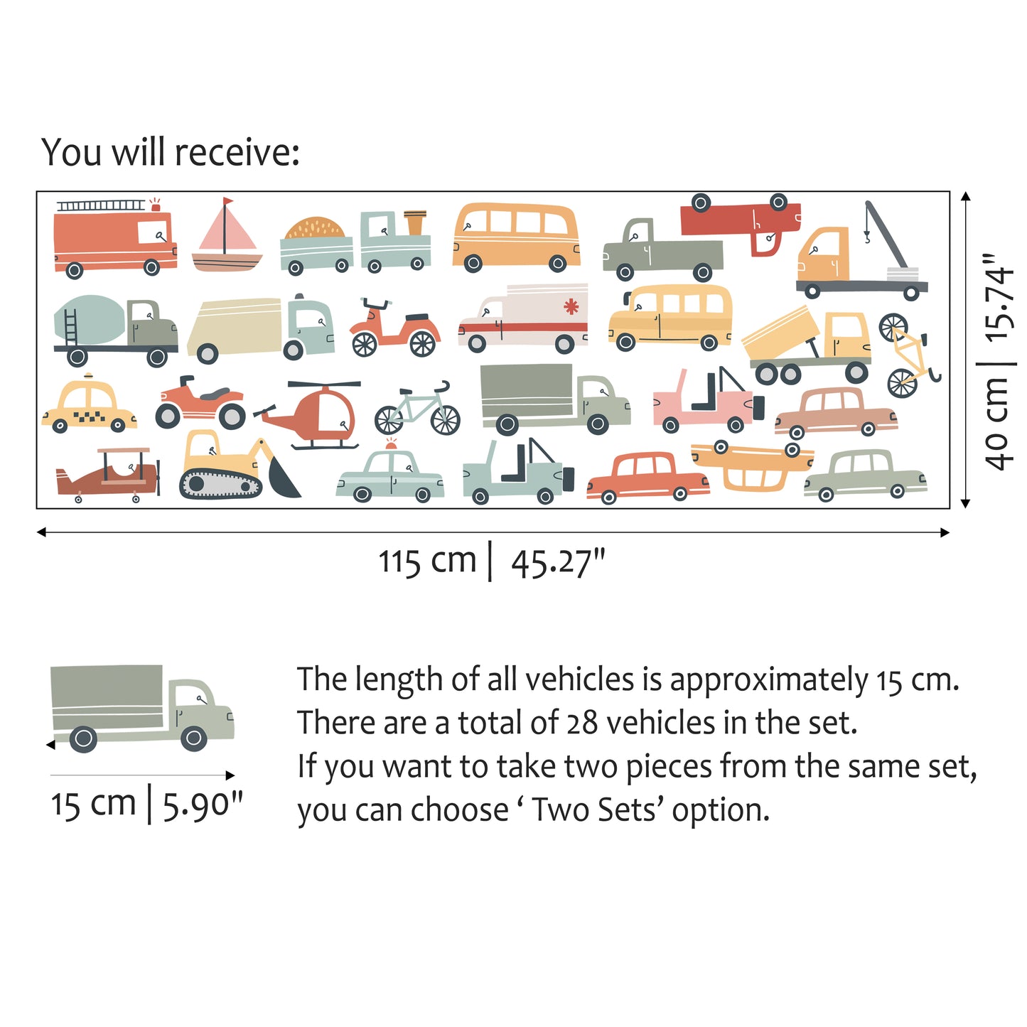Cars Sticker Set