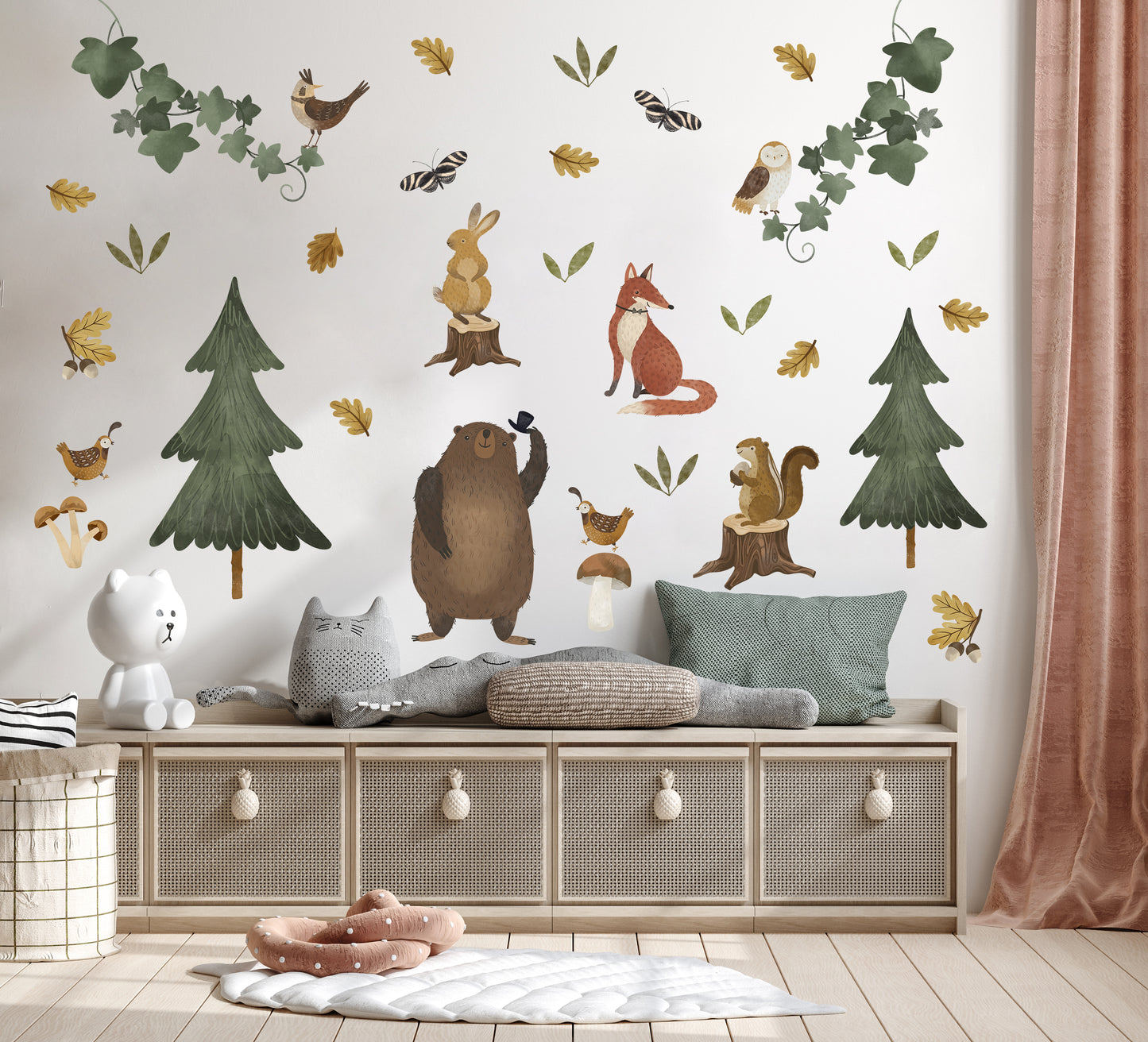 Little Woodland Companions Sticker Seti