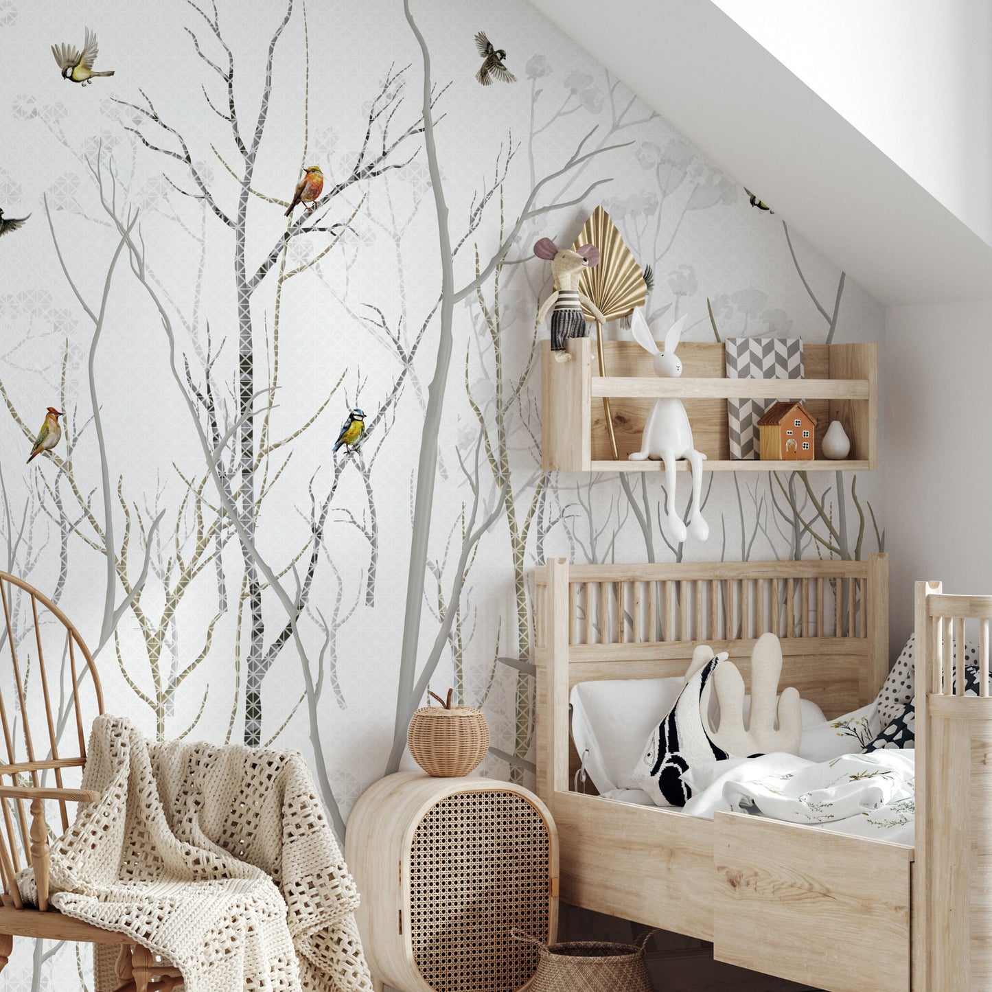 Chinoserie Kids Room Wallpaper