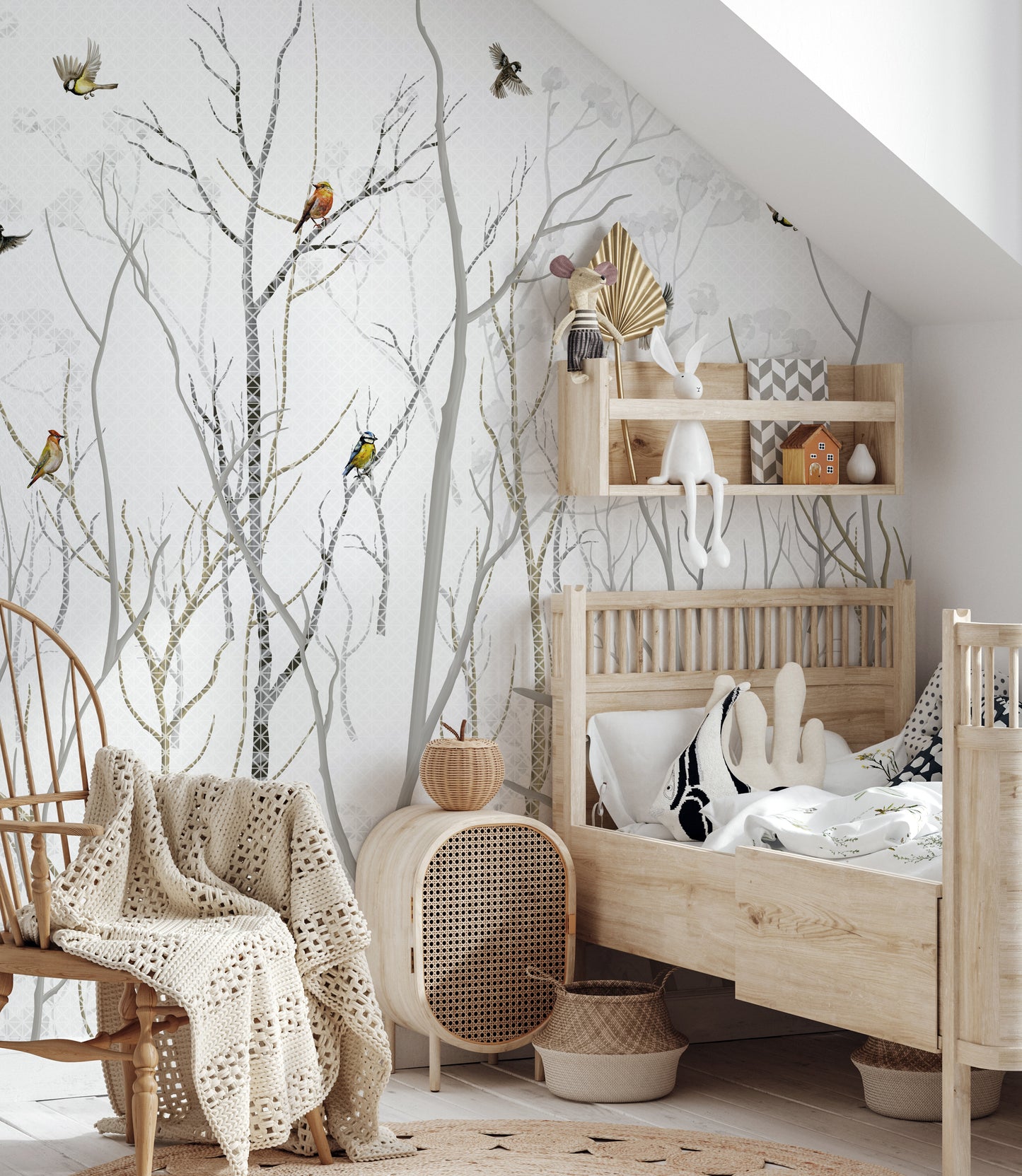 Chinoserie Kids Room Wallpaper
