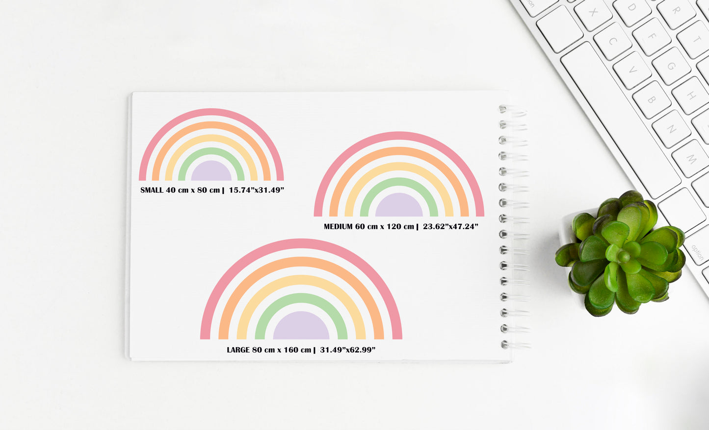 Modern Rainbow Sticker Set