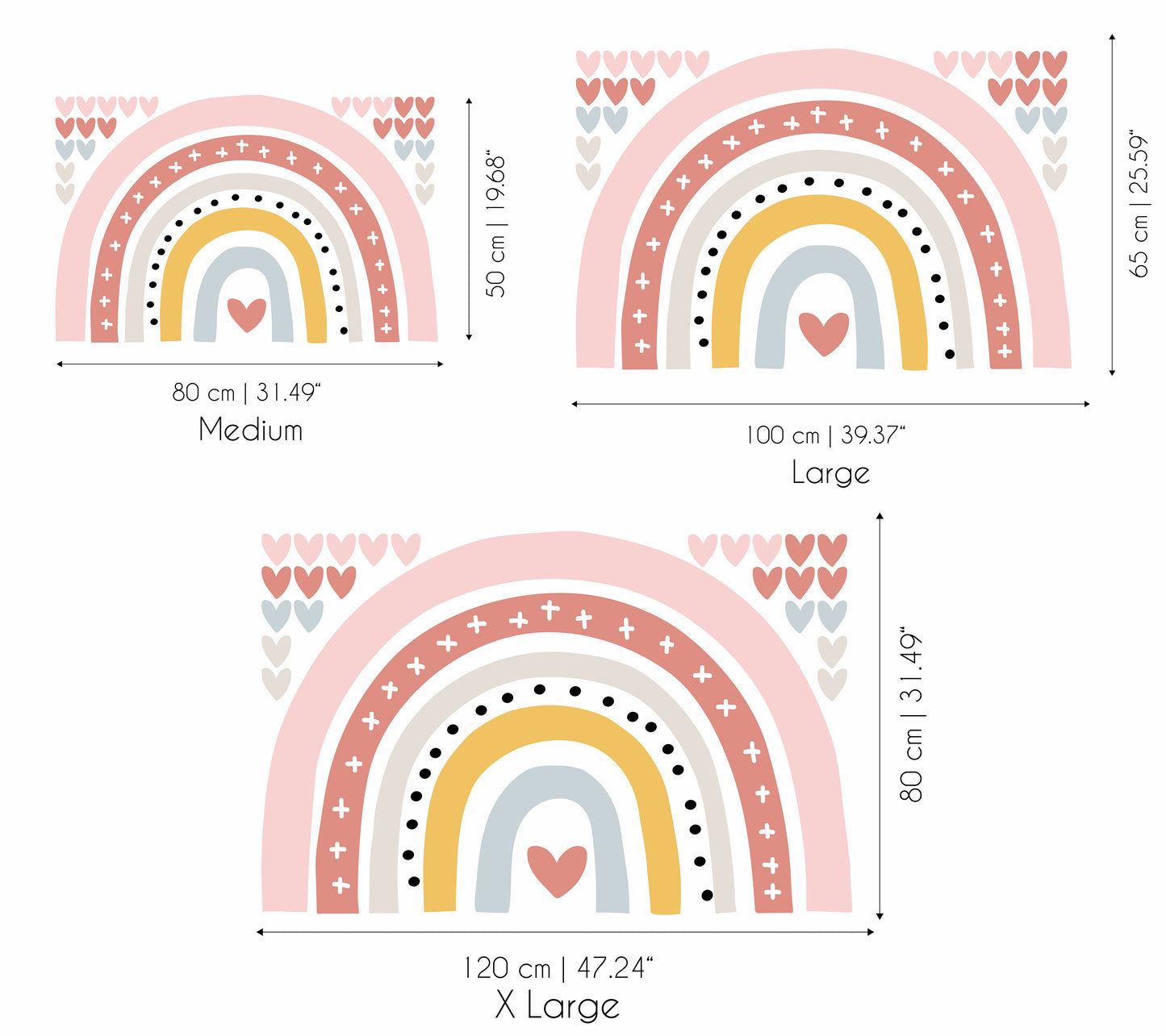 Rainbow Sticker Set