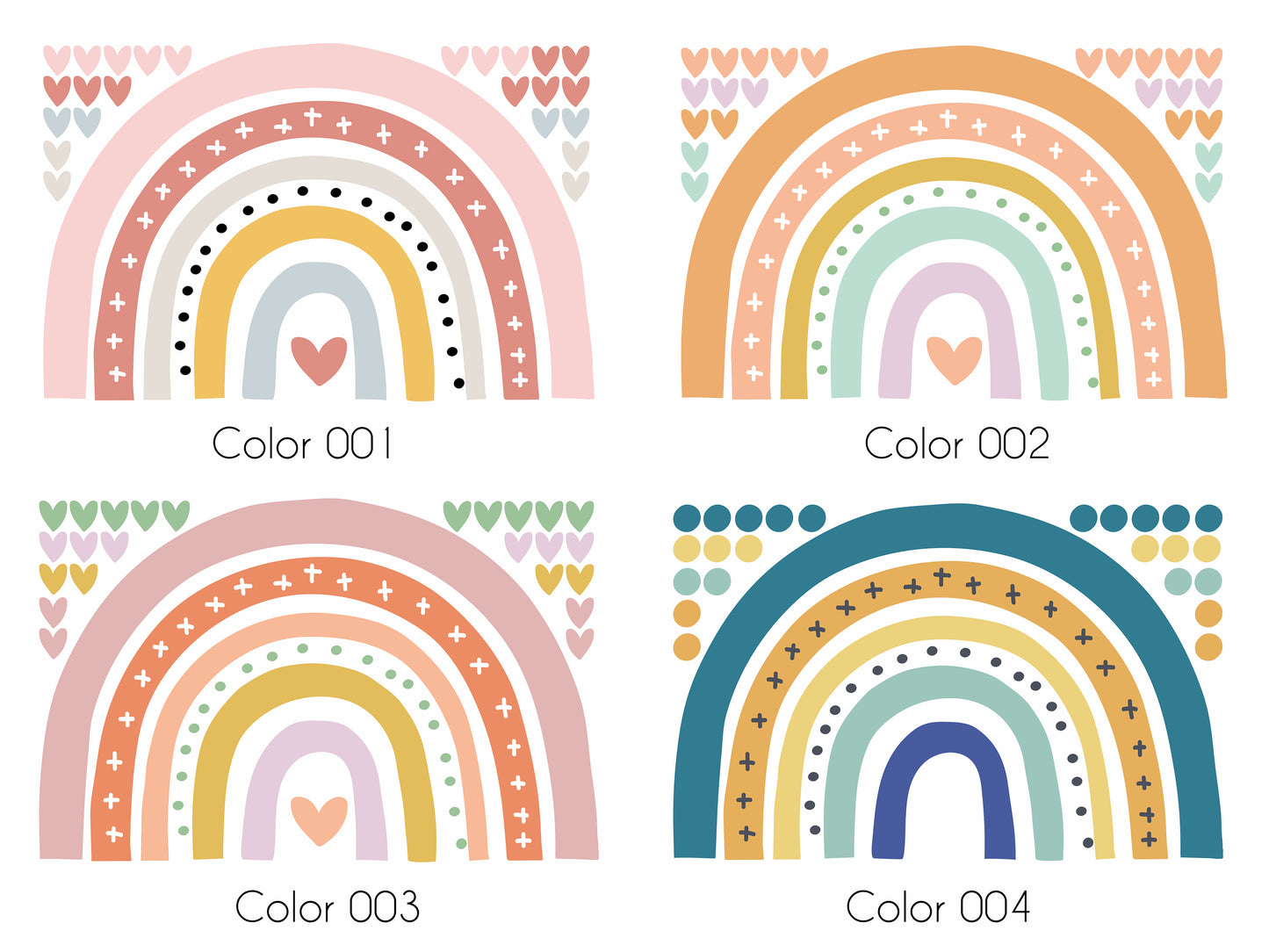 Rainbow Sticker Set