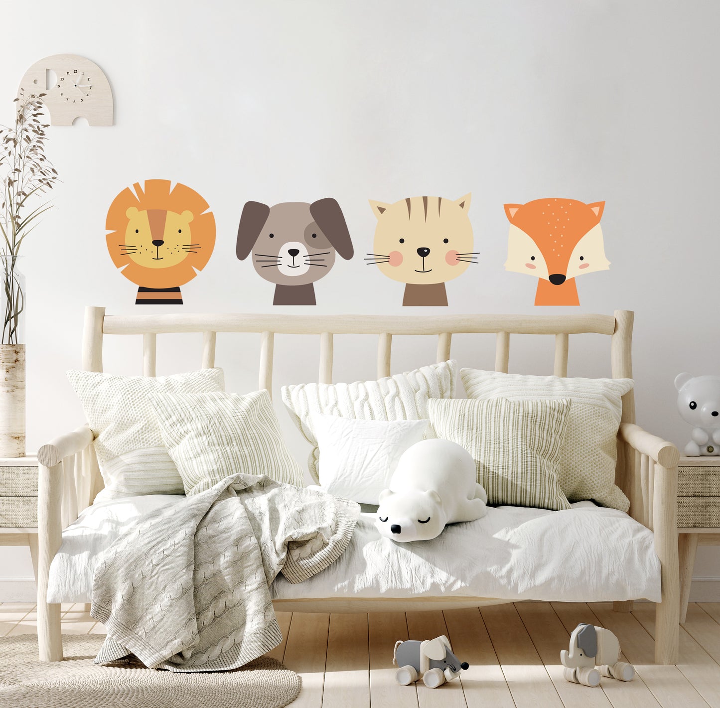 Cute Little Animals Sticker Set