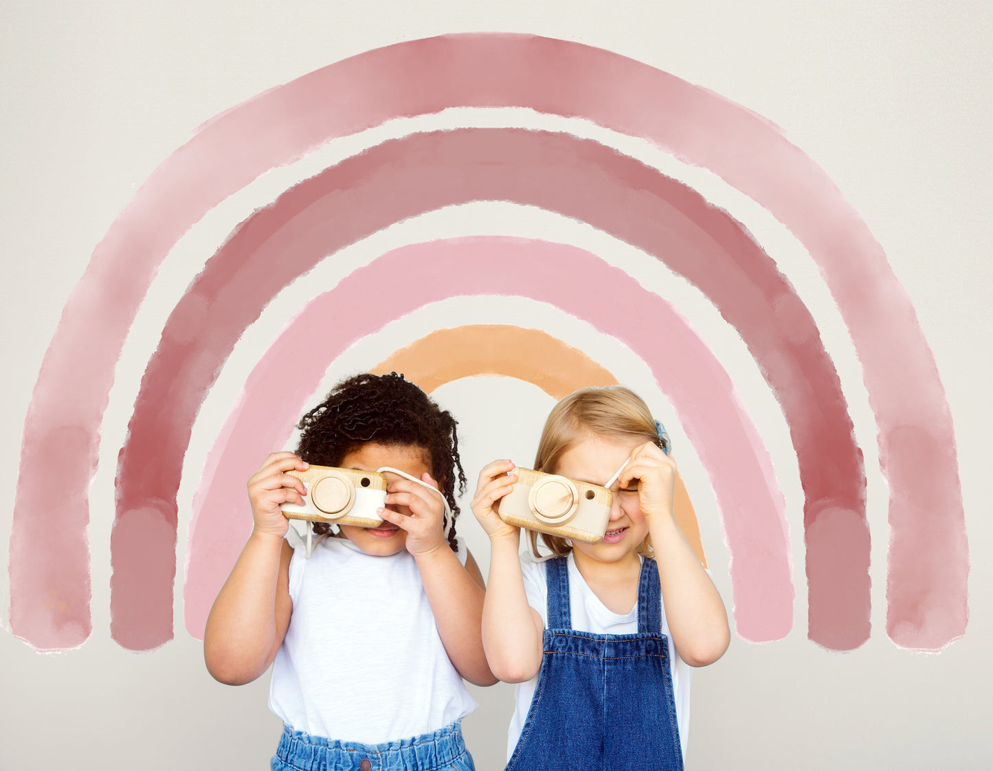Watercolor Rainbow Sticker Set