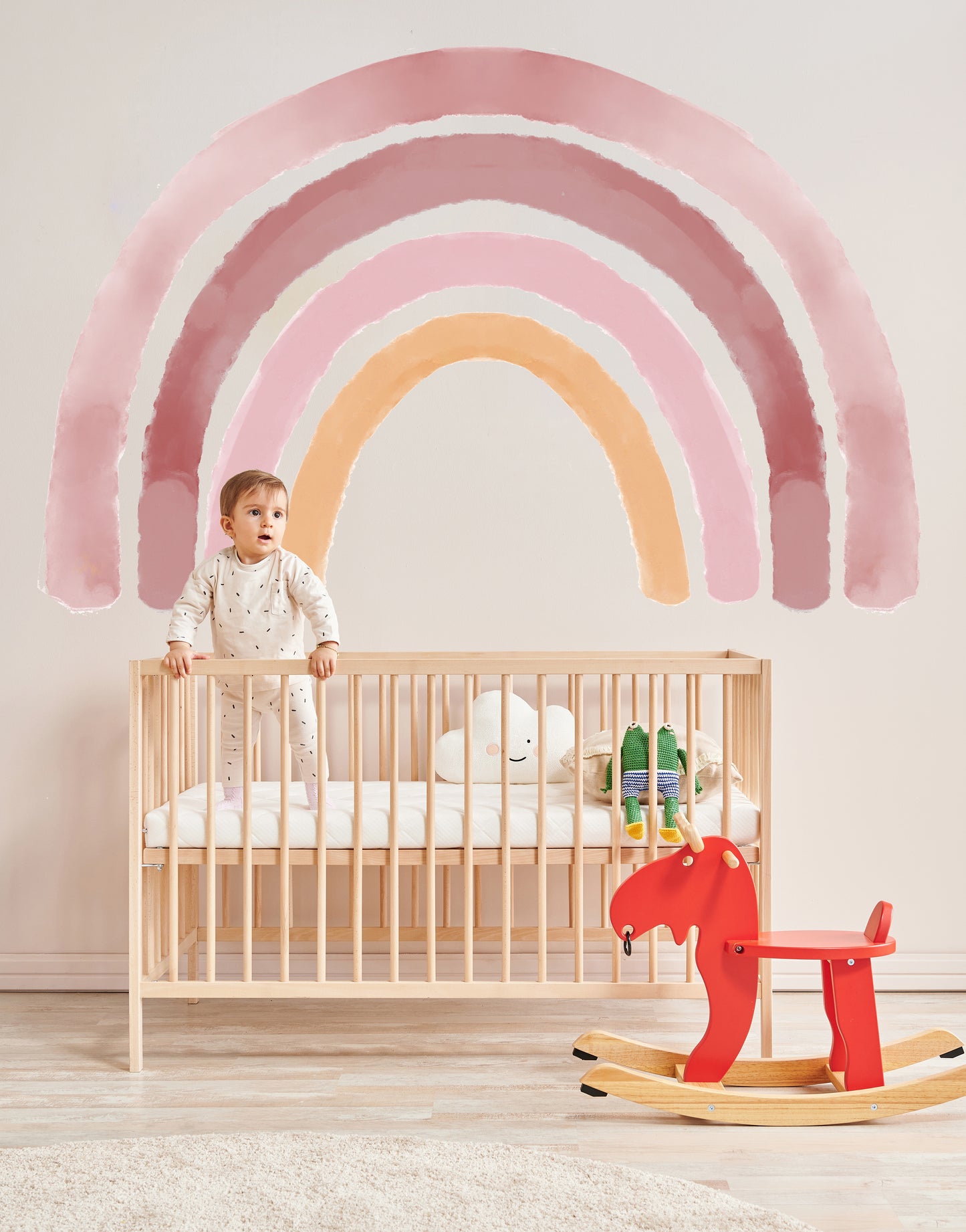 Watercolor Rainbow Sticker Set