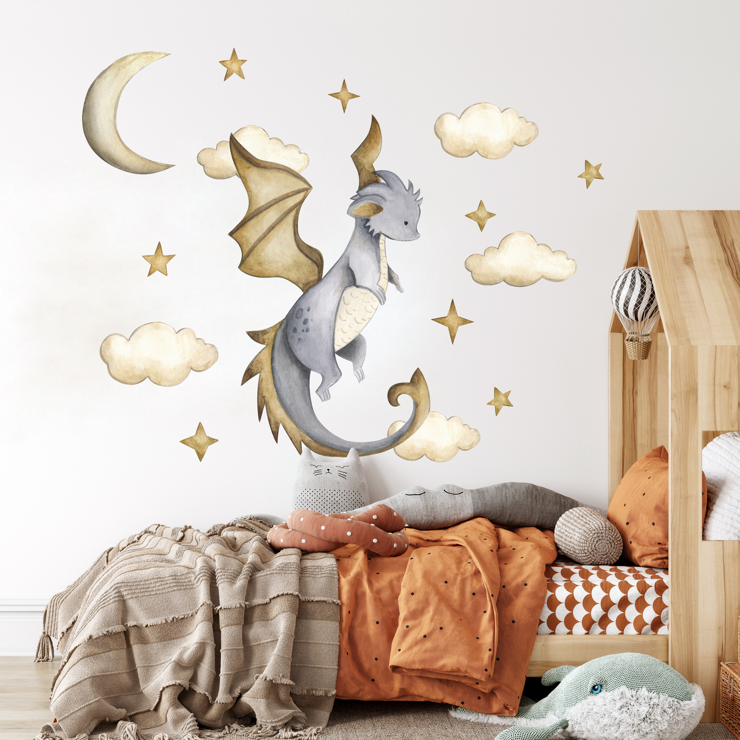 Flying Dragon Sticker Set