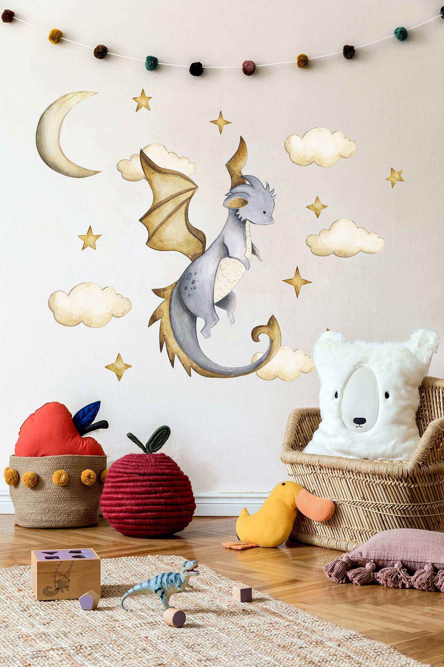 Flying Dragon Sticker Set