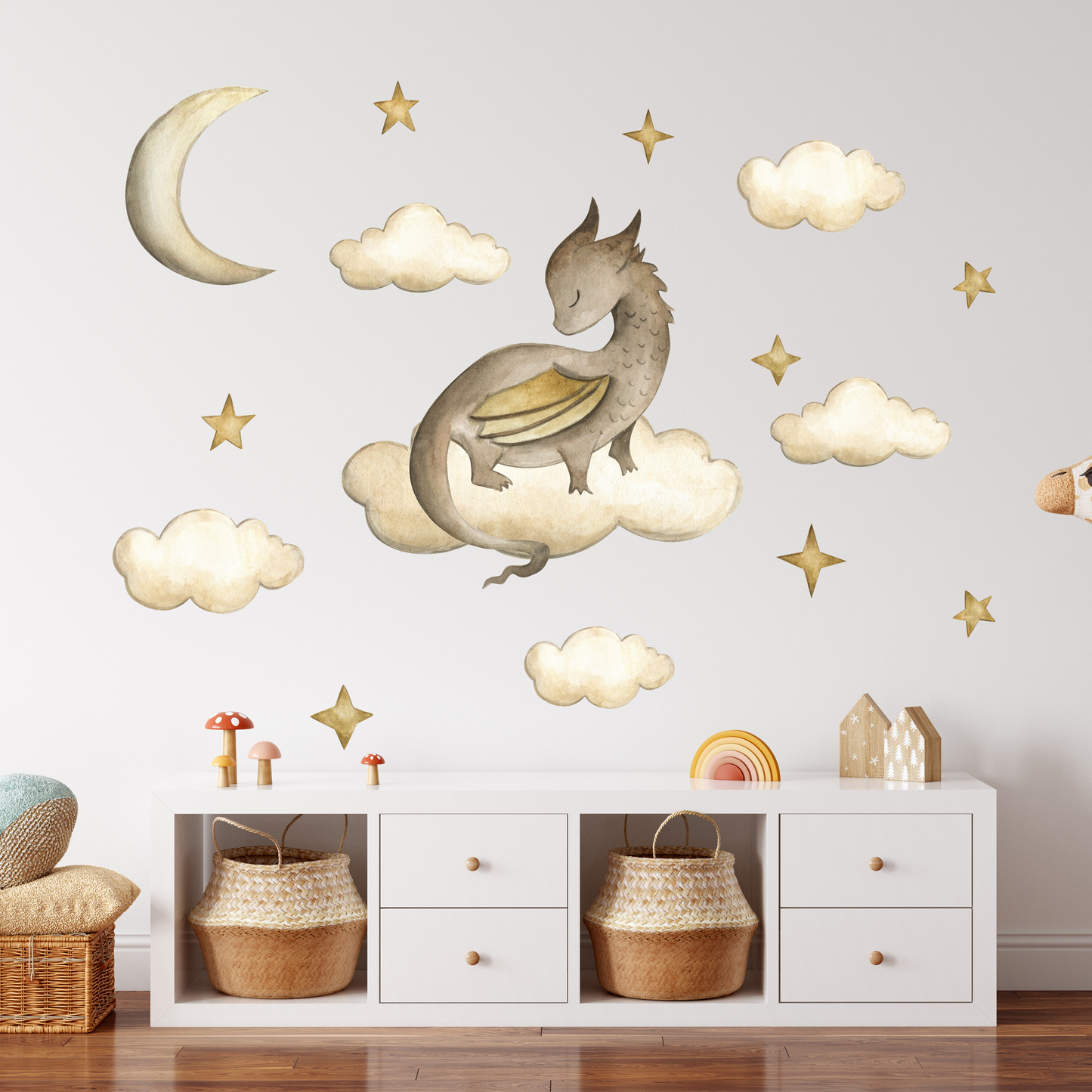 Cloud Dragon Sticker Set