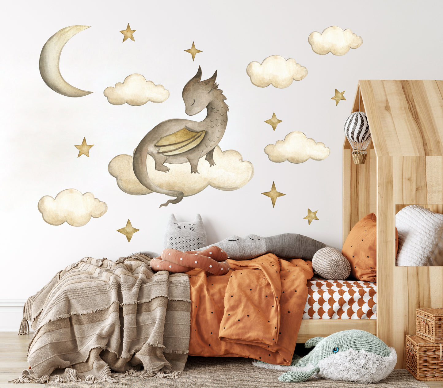 Cloud Dragon Sticker Set