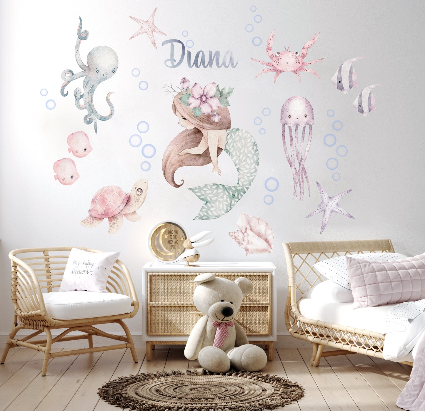 Mermaid Set-3 Sticker Set