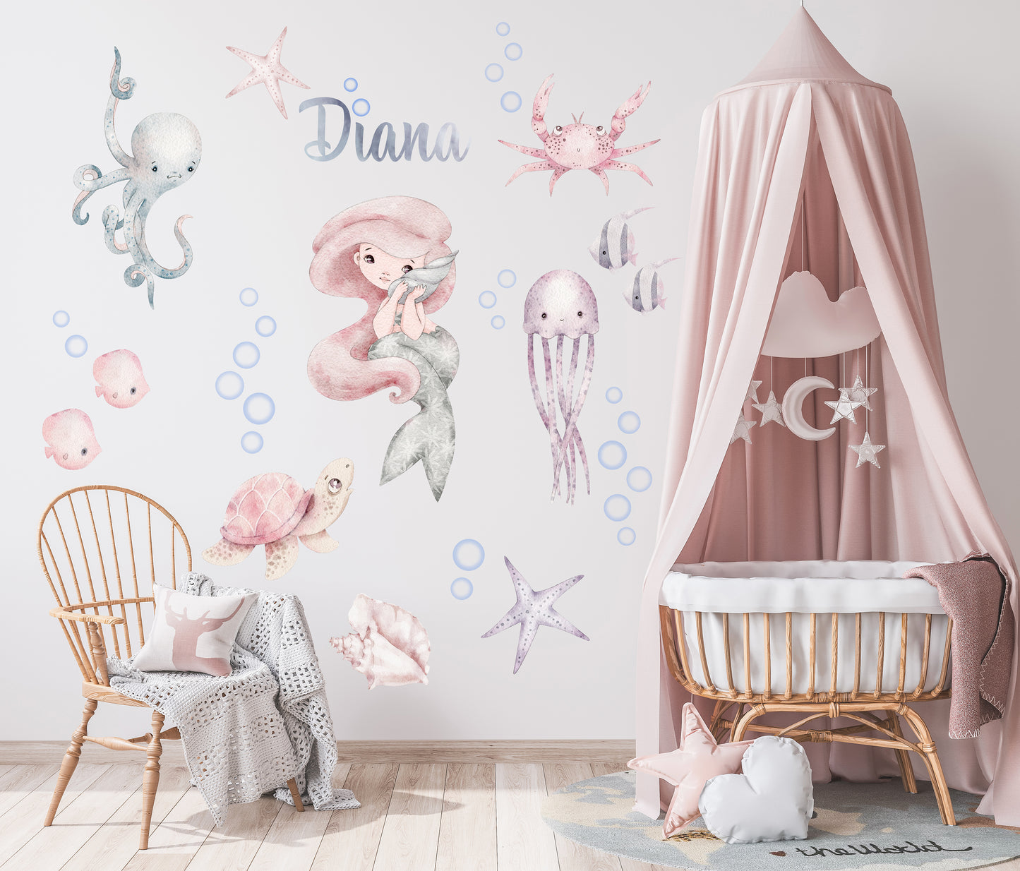 Mermaid Set-1 Sticker Set