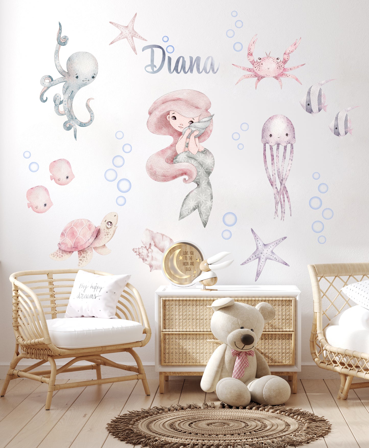 Mermaid Set-1 Sticker Set