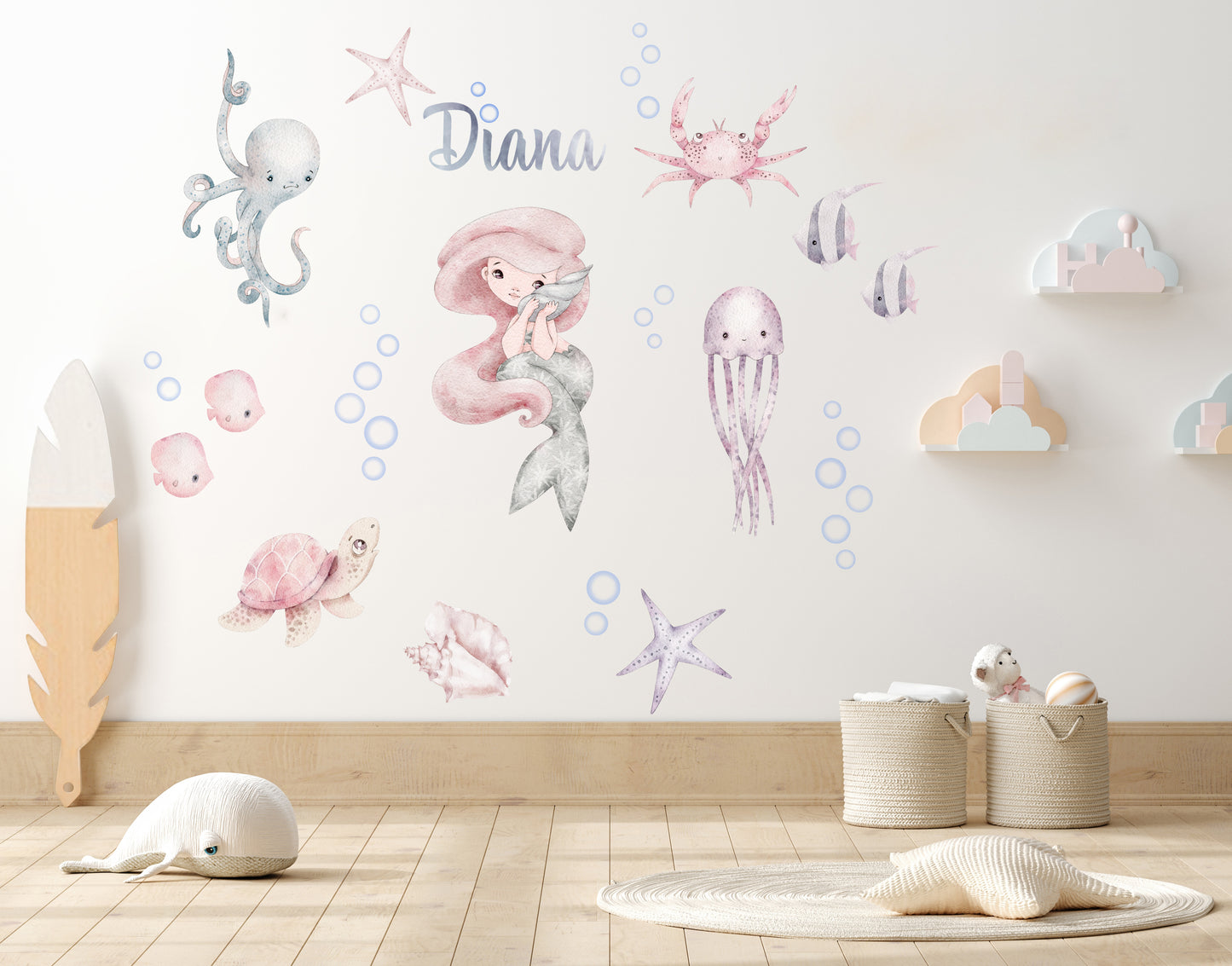Mermaid Set-1 Sticker Set