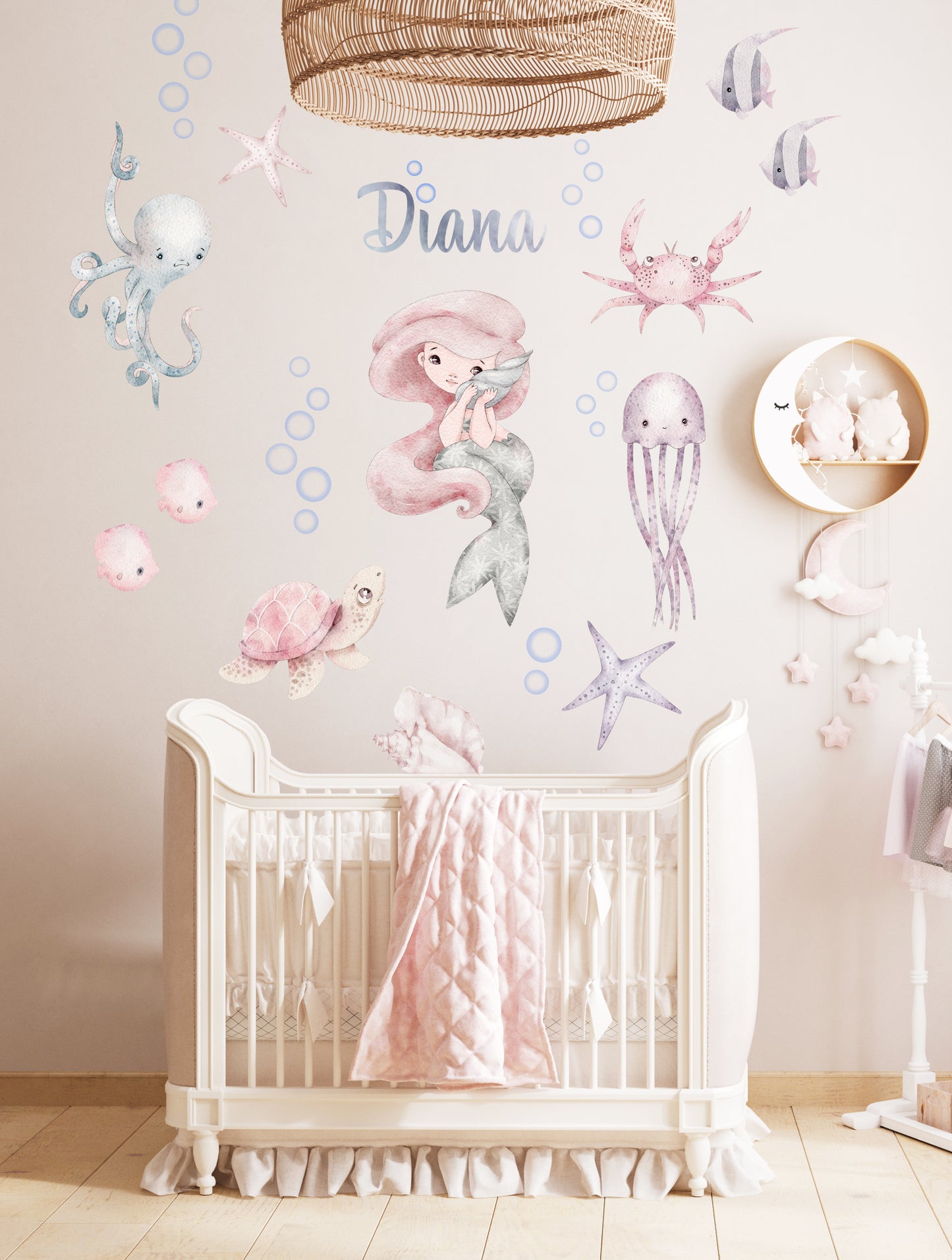 Mermaid Set-1 Sticker Set
