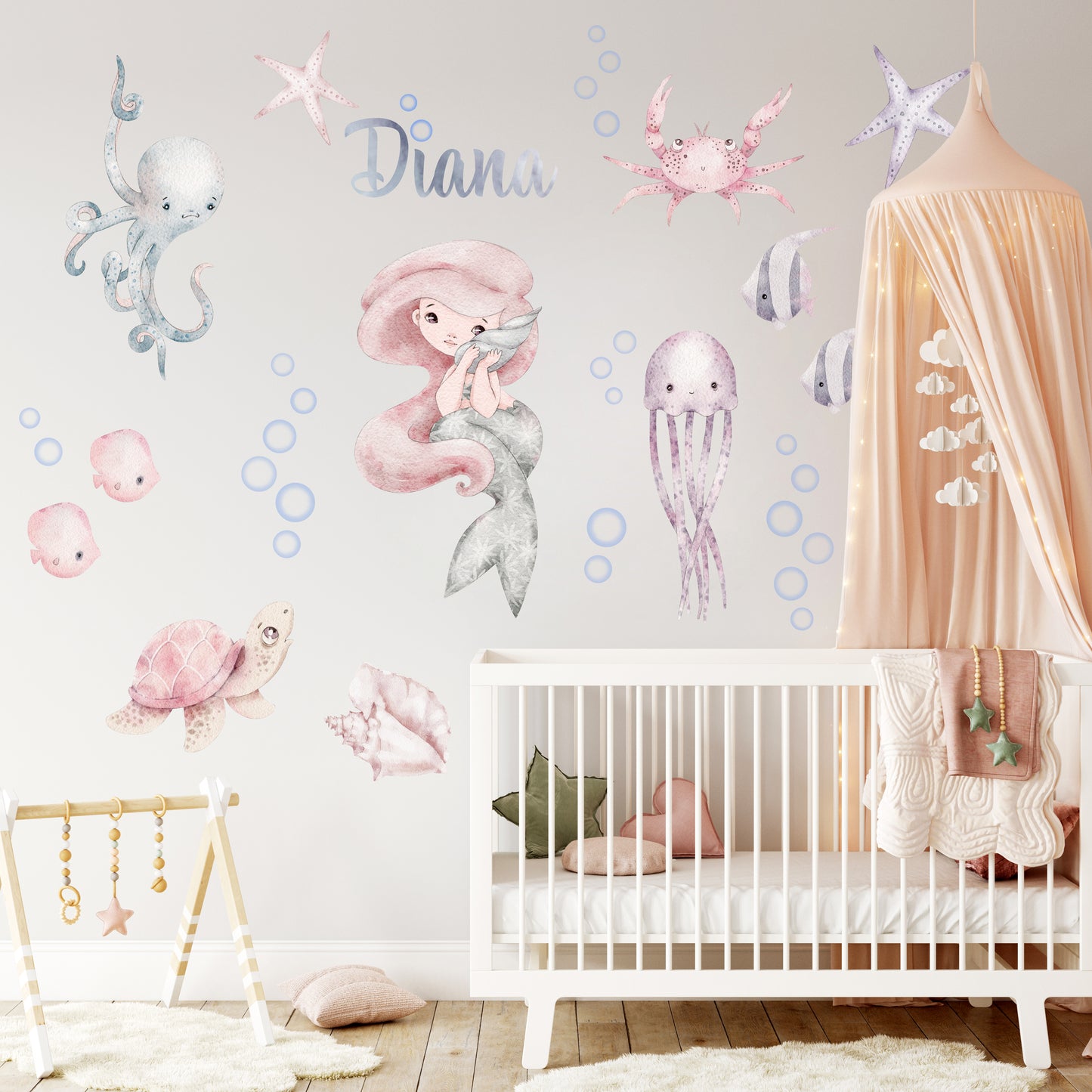 Mermaid Set-1 Sticker Set