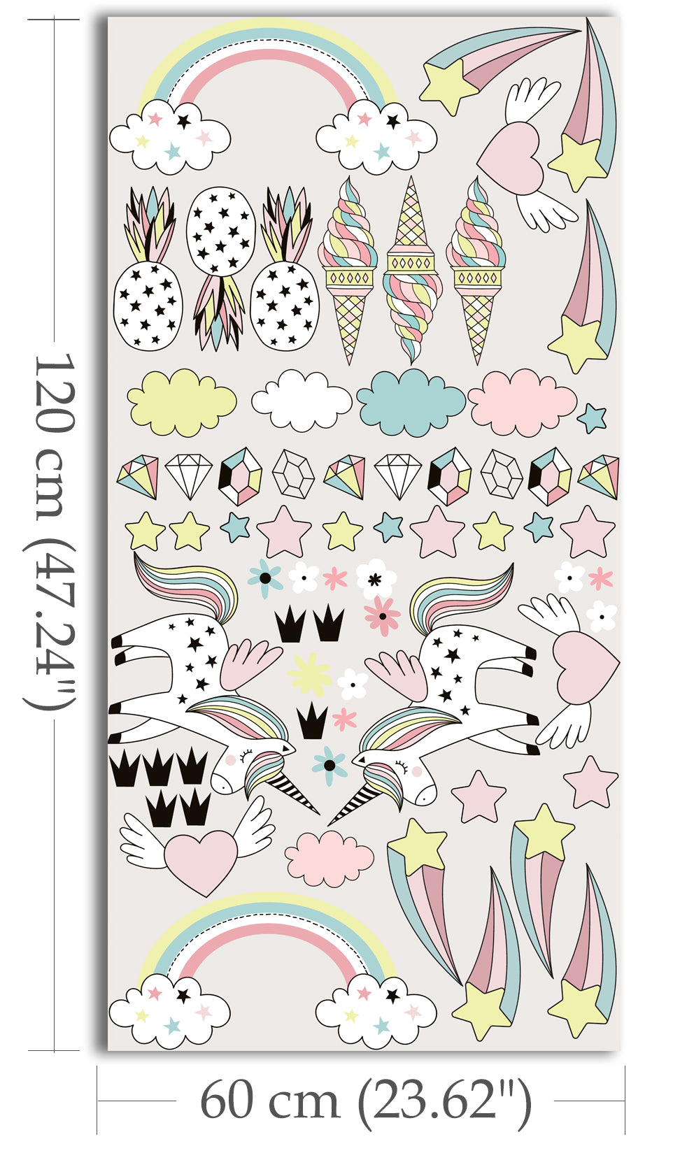 Unicorn Sticker Seti