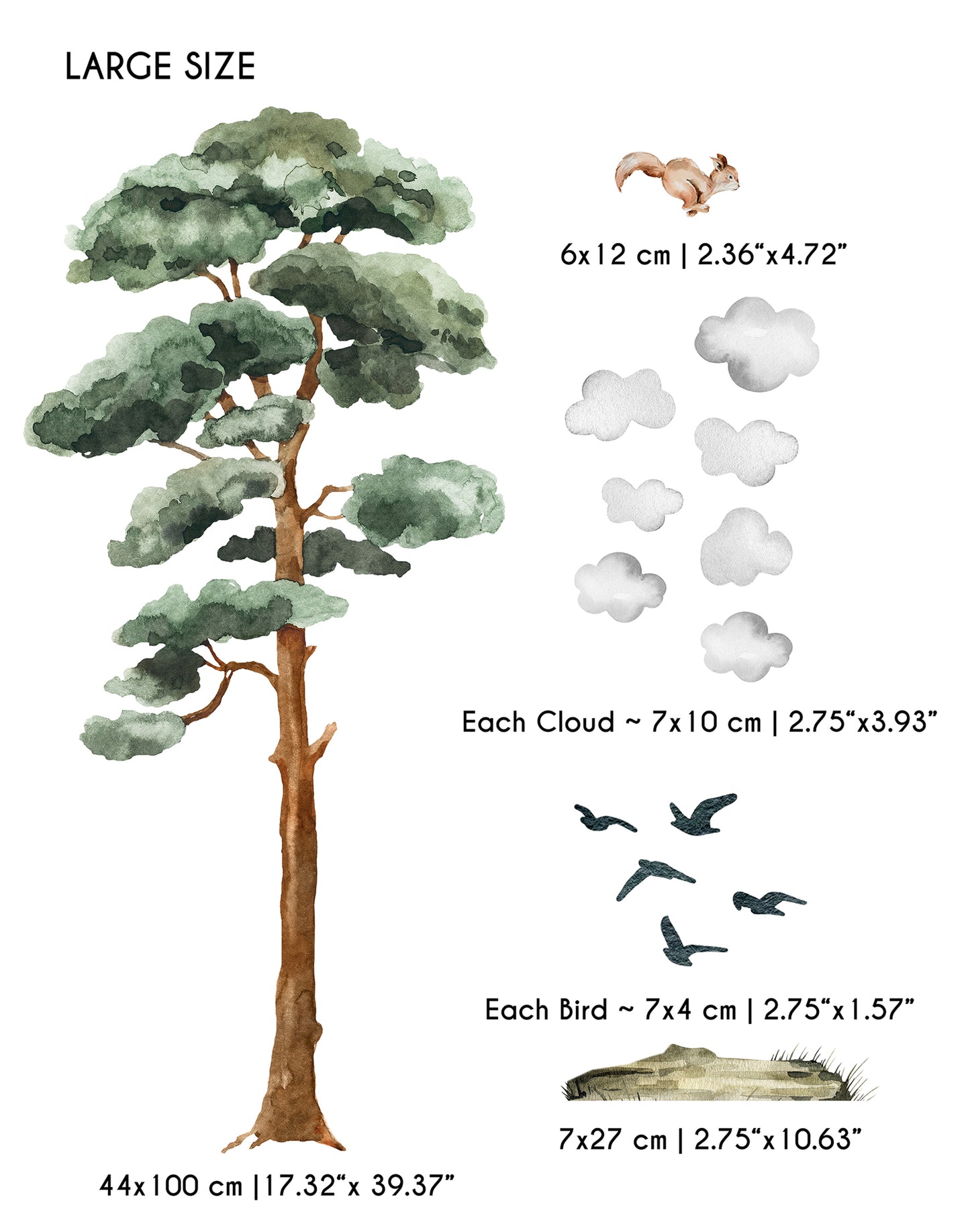 Tree Sticker Set