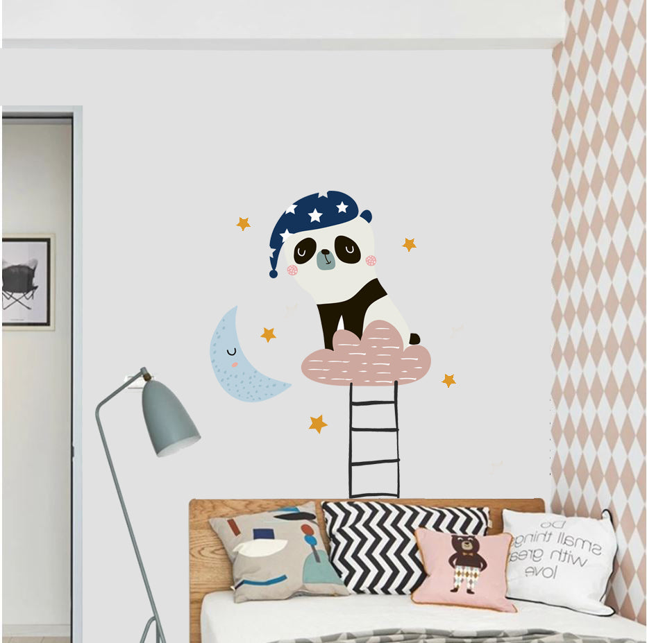 Ladder Panda Sticker Set
