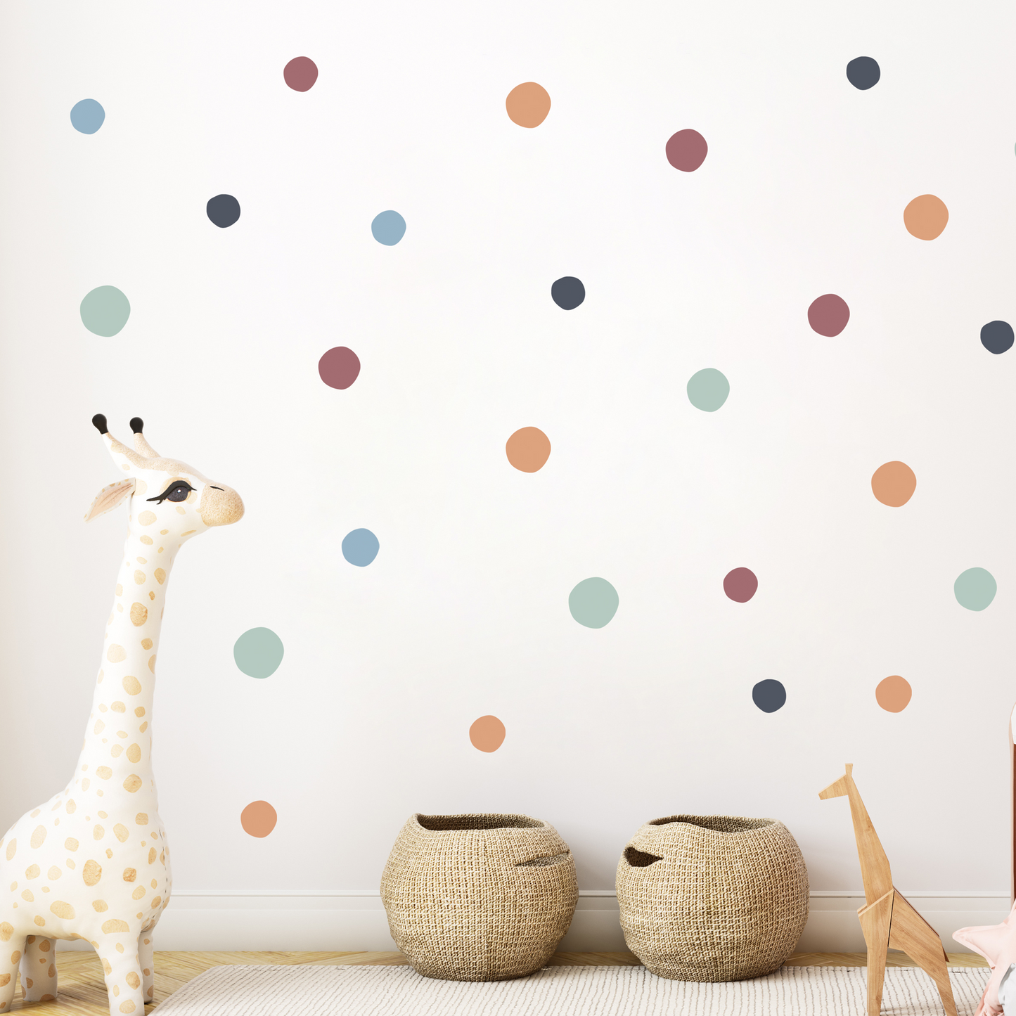 Polka Dot Sticker Seti