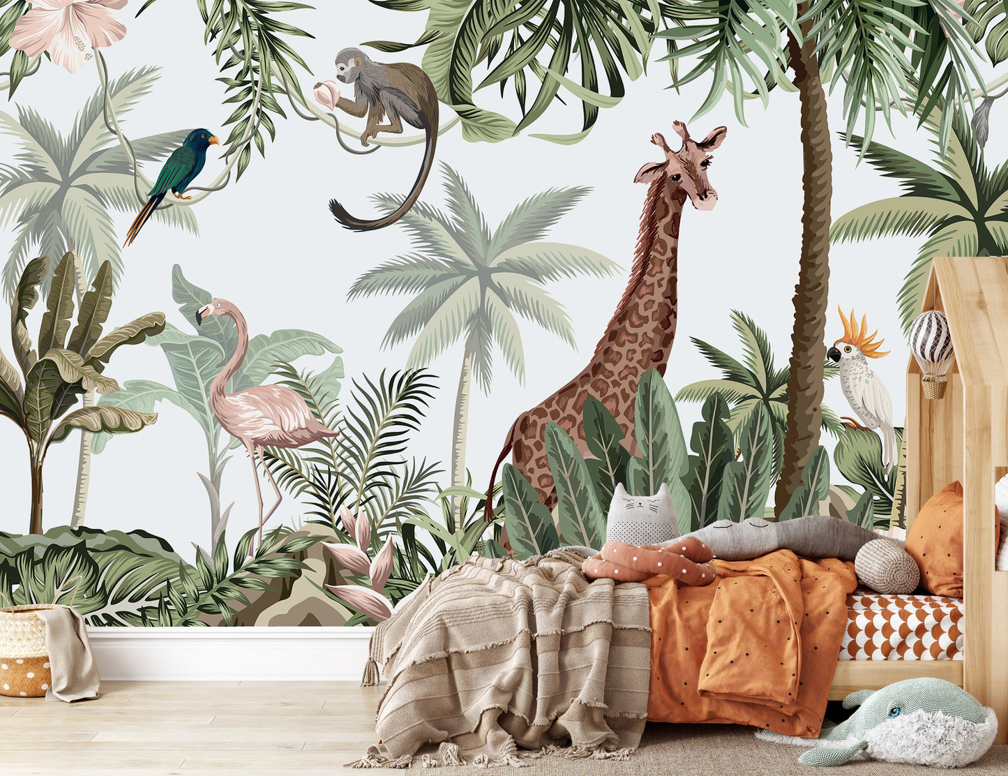 Safari Kids Room Wallpaper