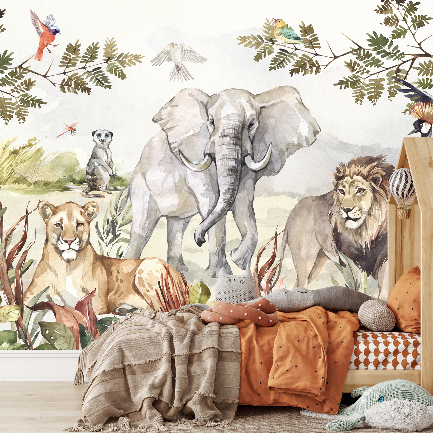 Savanna Çocuk Odası Duvar Kağıdı