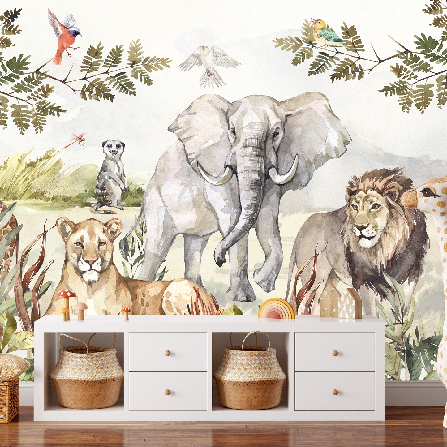 Savanna Çocuk Odası Duvar Kağıdı