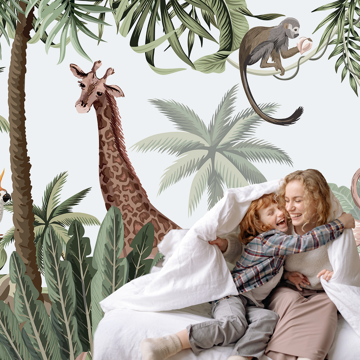 Safari Kids Room Wallpaper