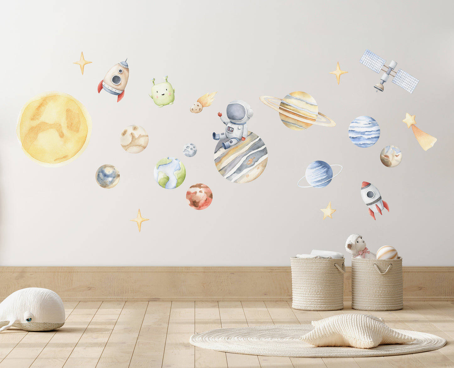 Space and Solar System Sticker Set