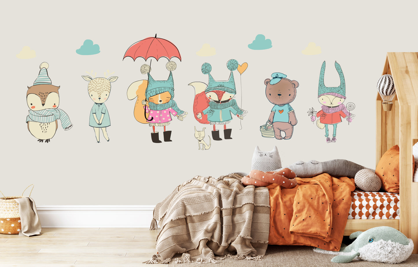 Four Seasons Animals Sticker Set