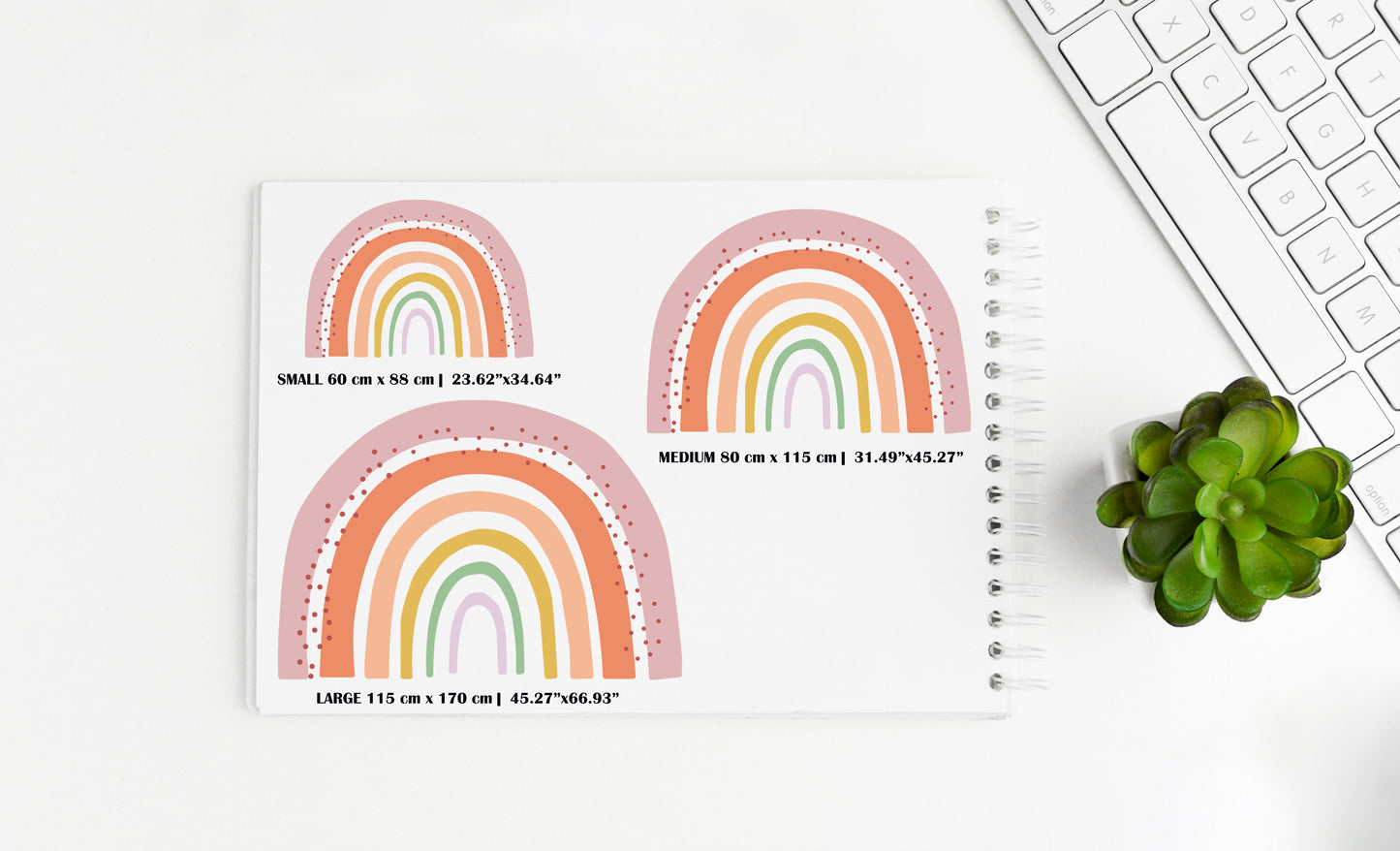 Big Rainbow Sticker Set