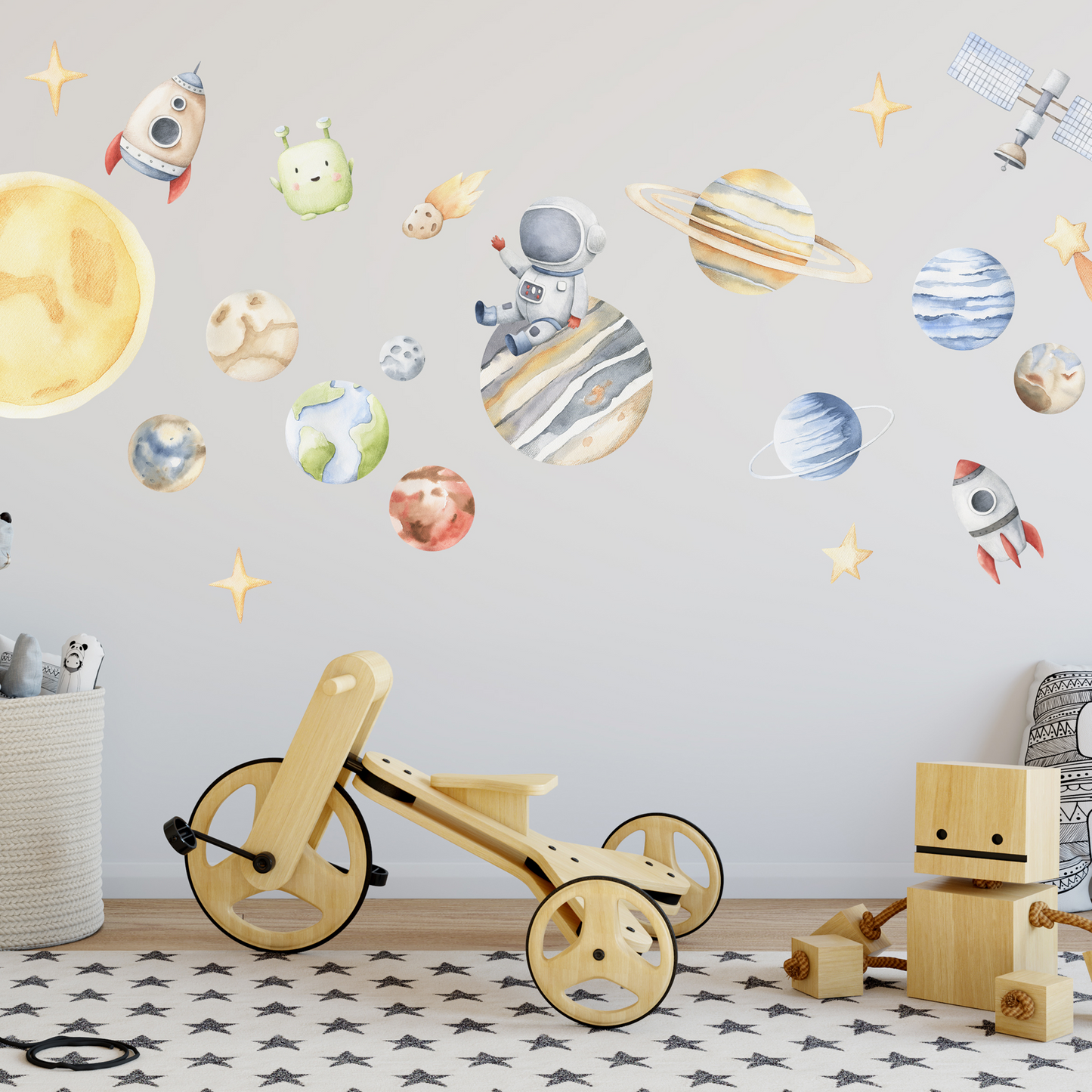 Space and Solar System Sticker Set