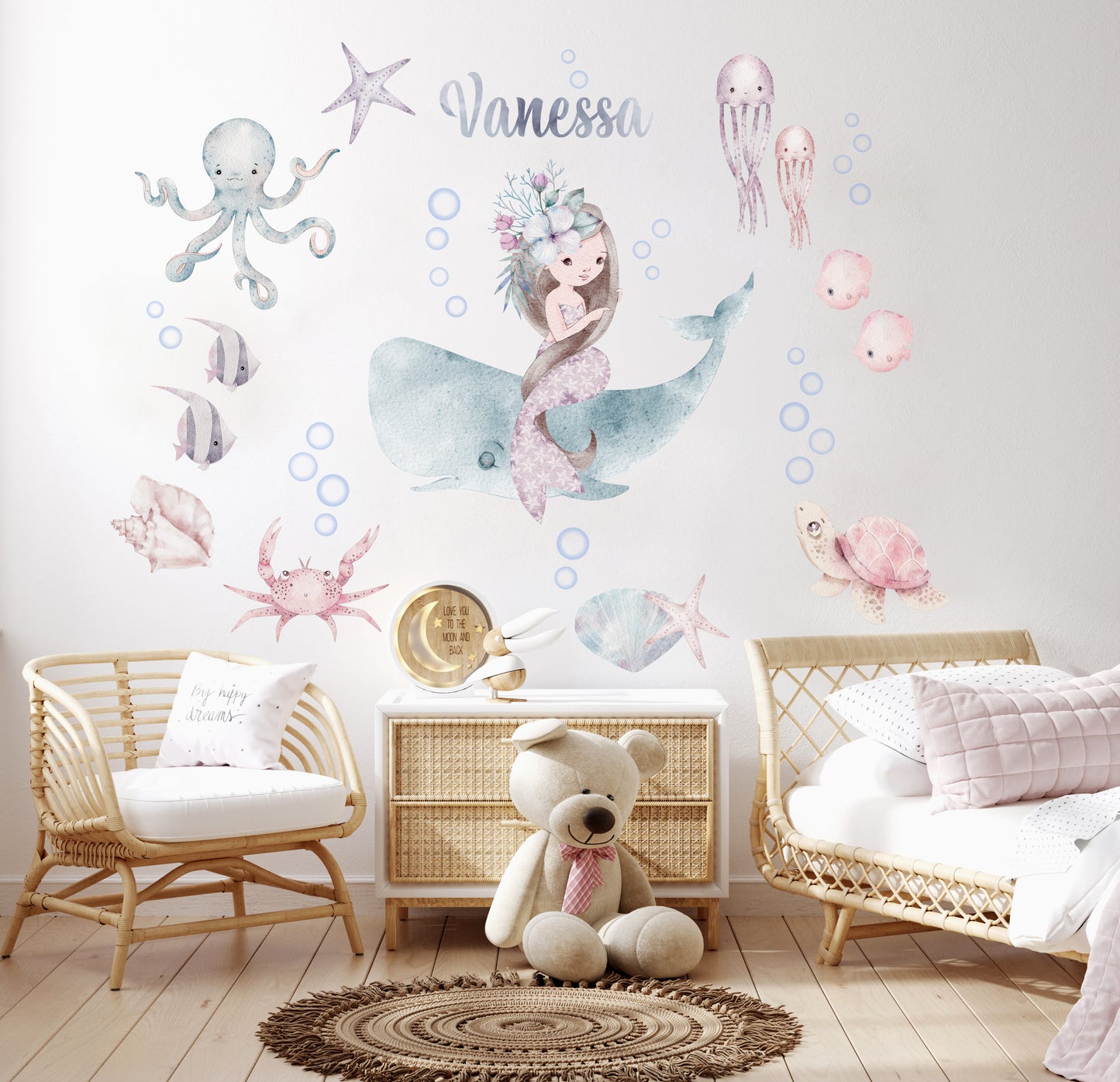Mermaid Set-2 Sticker Set