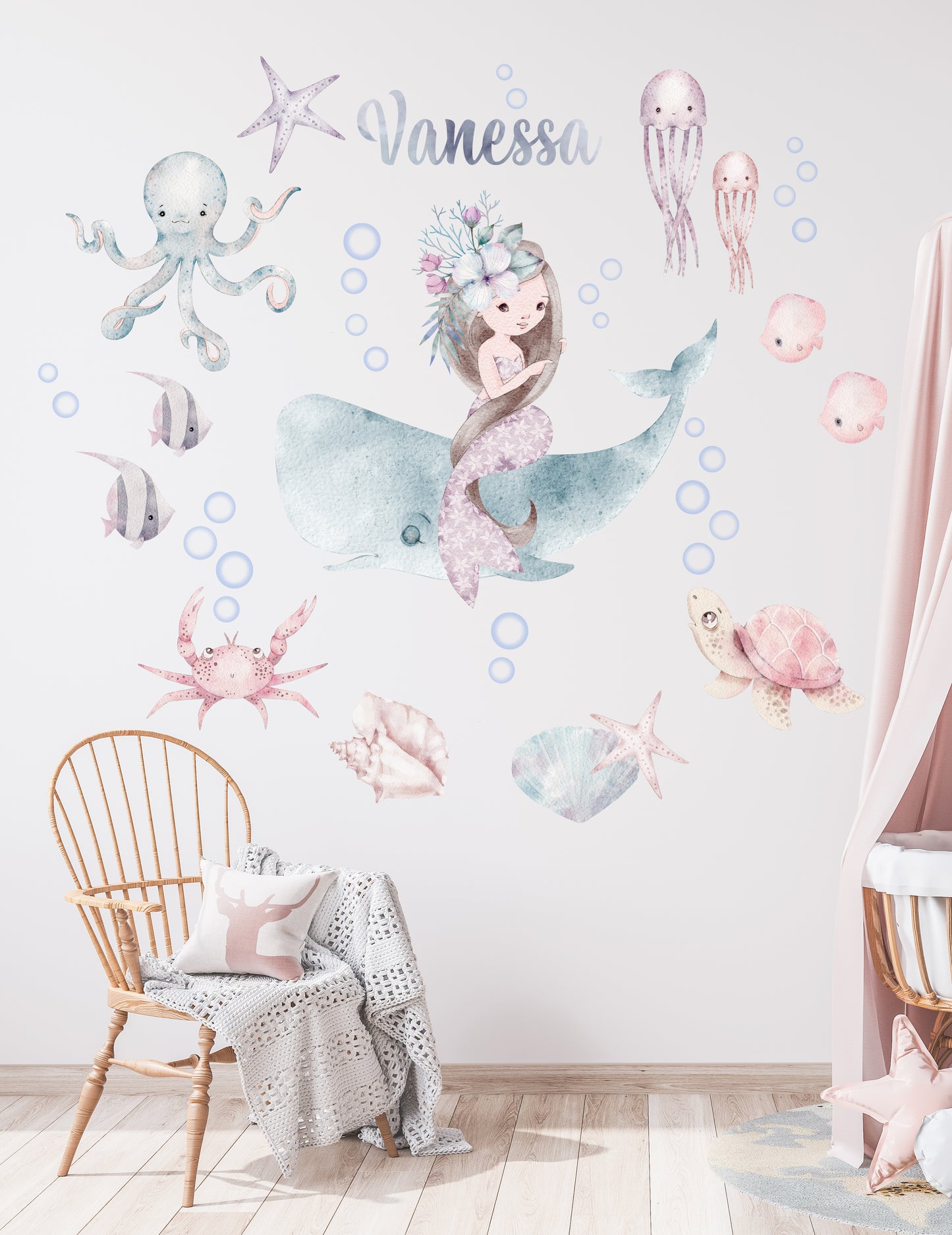 Mermaid Set-2 Sticker Set
