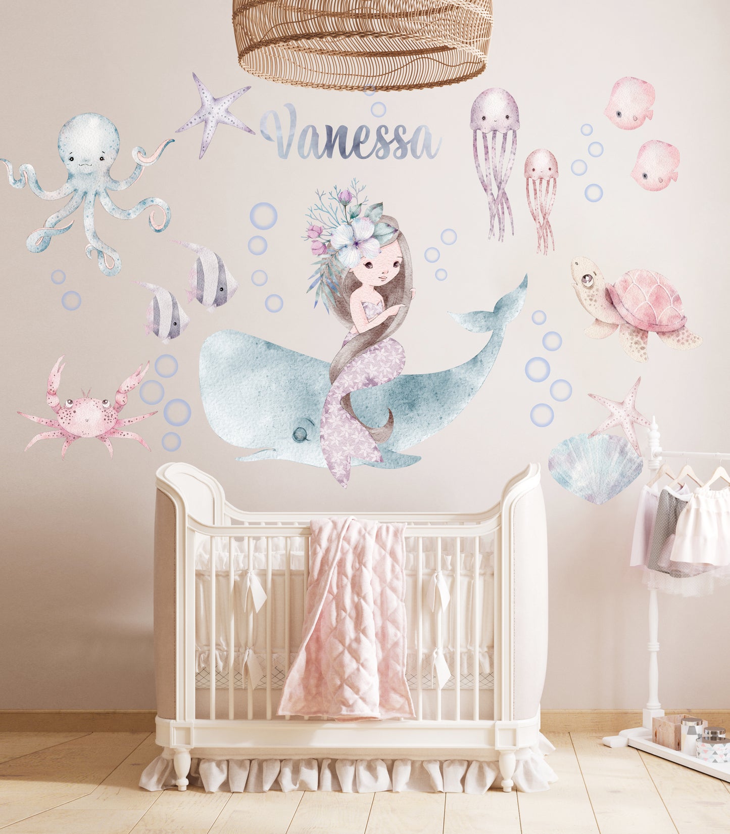 Mermaid Set-2 Sticker Set