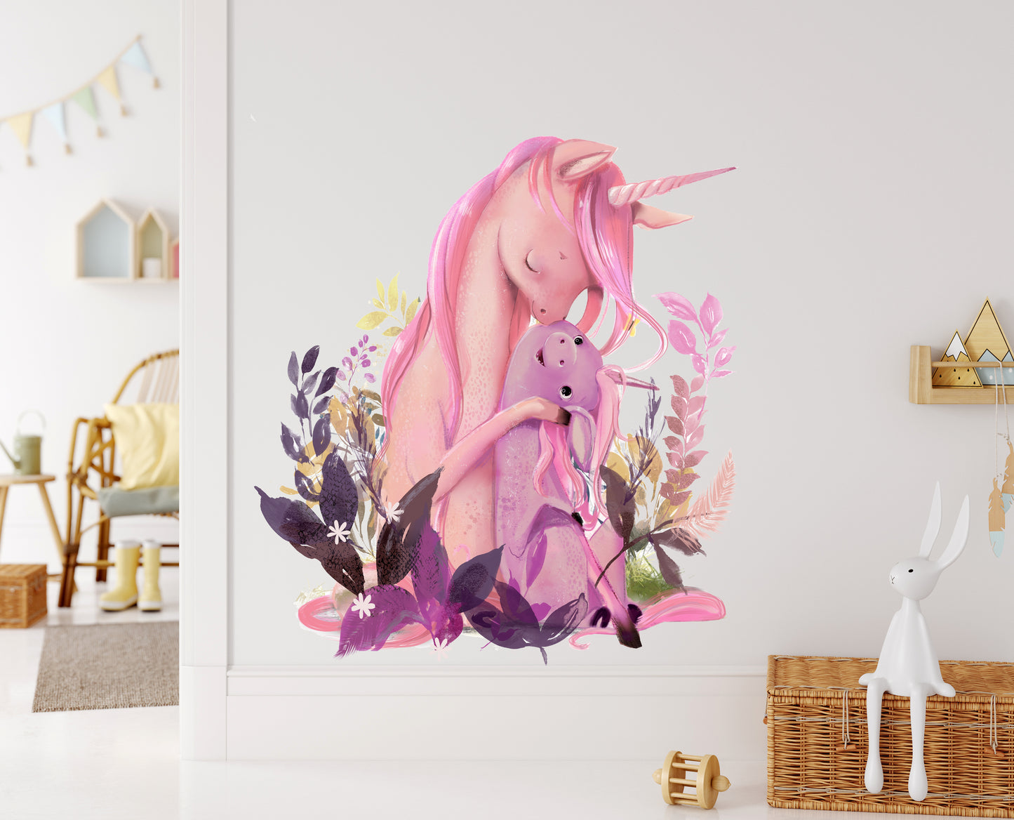 Büyük Unicorn Sticker Seti
